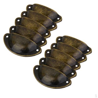Pz Stile retrò Ottone Armadio Tazza Credenza Cassetto Maniglia Tirante Bronzo