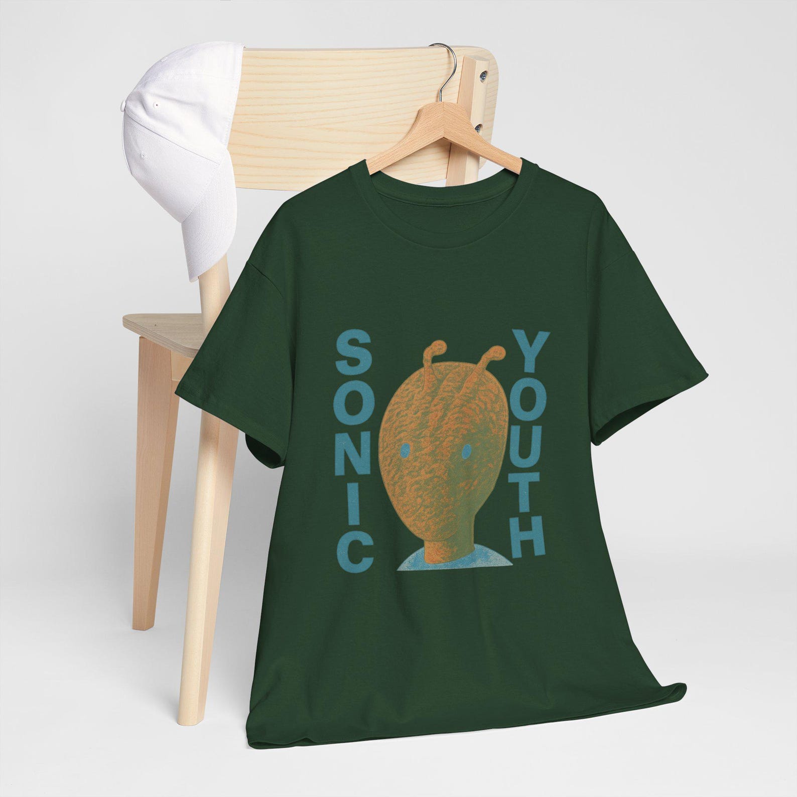 Sonic Youth Alien Head Tee | Band Logo Shirt, Indie Rock Graphic 4XL