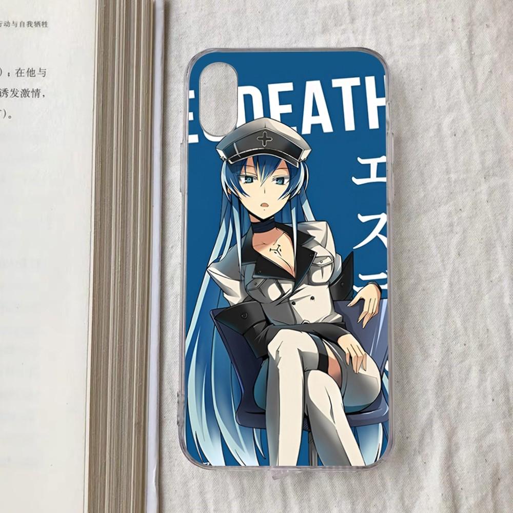 Akame Ga Kill Esdeath Phone Case For IPhone 15 14 11 12 13 Mini Pro XS Max Cover 6 7 8 Plus X XR SE 2020 Funda Shell