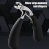 Nail Clippers for Thick Nails Heavy Duty Toenail Clippers with Collection Box Wide Wide Jaw Opening Fingernail Clipper for Seniors