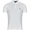 Polo Logo Short Sleeve Solid Polo Shirt Men Tops White 710941439-002