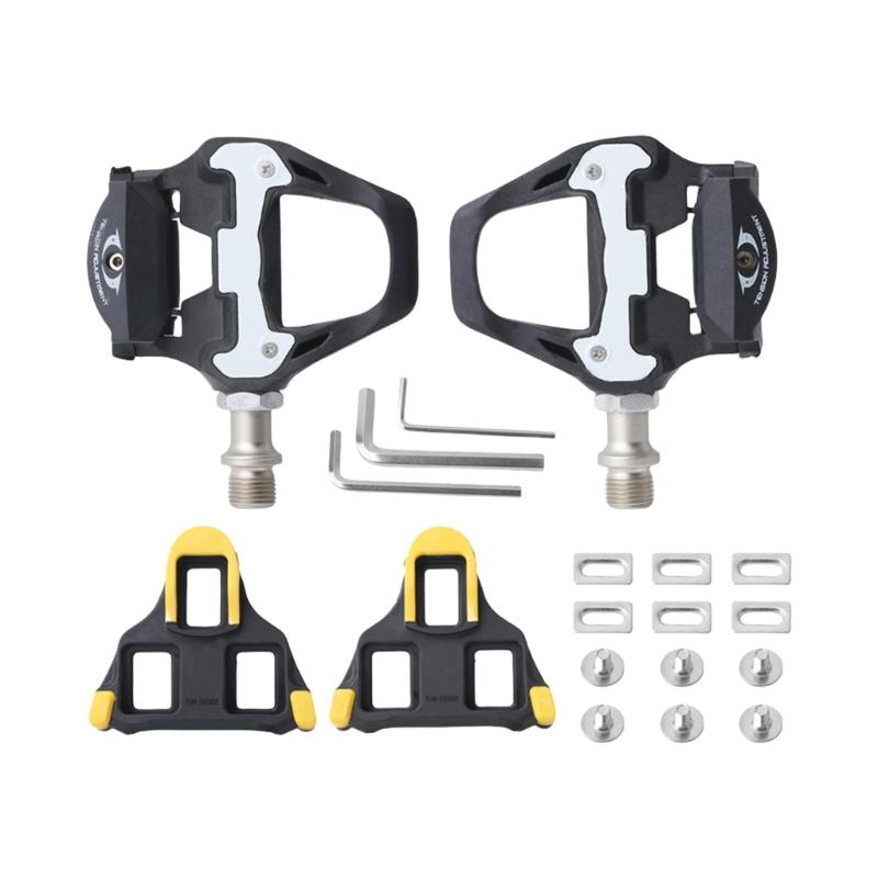 

Antislip Bicycles Pedals Adapters Road Bike Plates Cleats Stabilizing Adapters for Cycling Enthusiasts 1