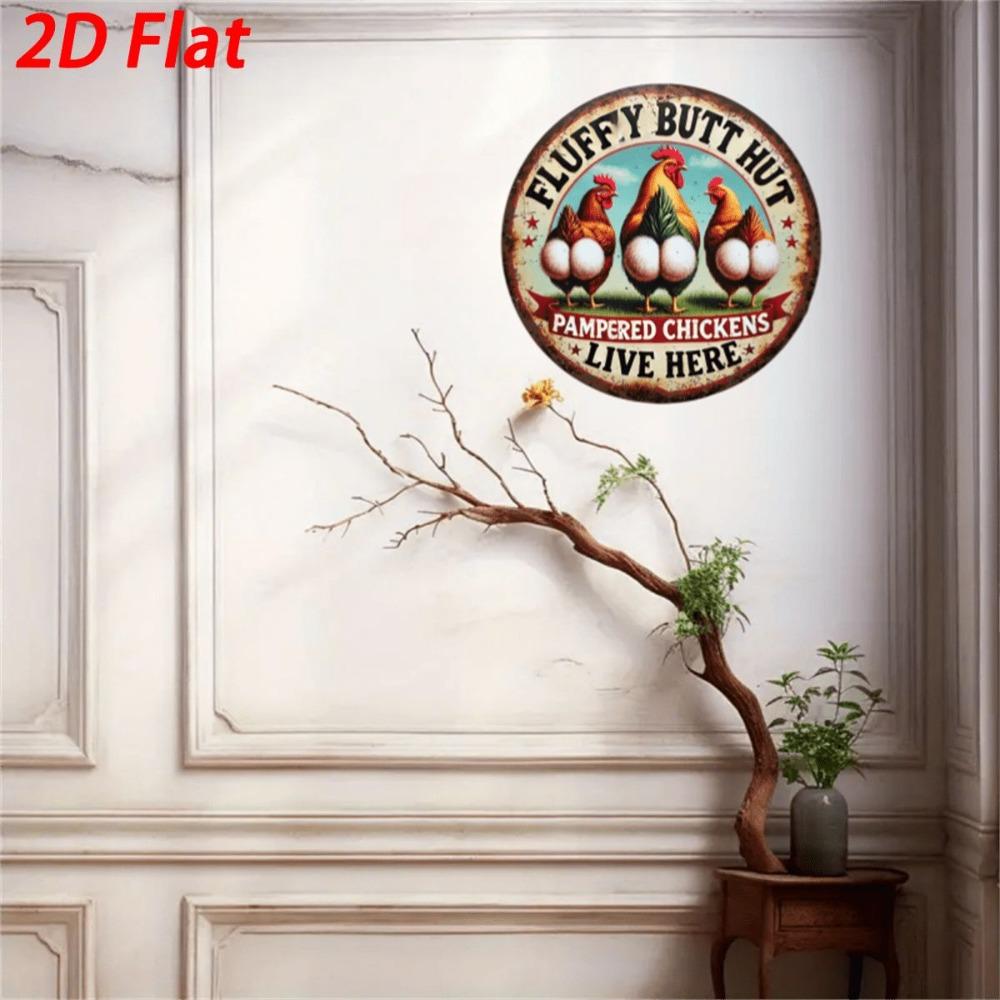 Vintage Tin Sign Wall Decor Retro Metal Plaque Home Art