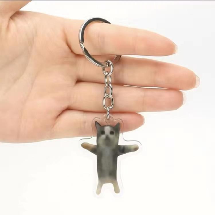 Practical Lovely Animal Banana Cats Keychain Small Pendant Versatile Daily Accessories for Home and Office Decoration