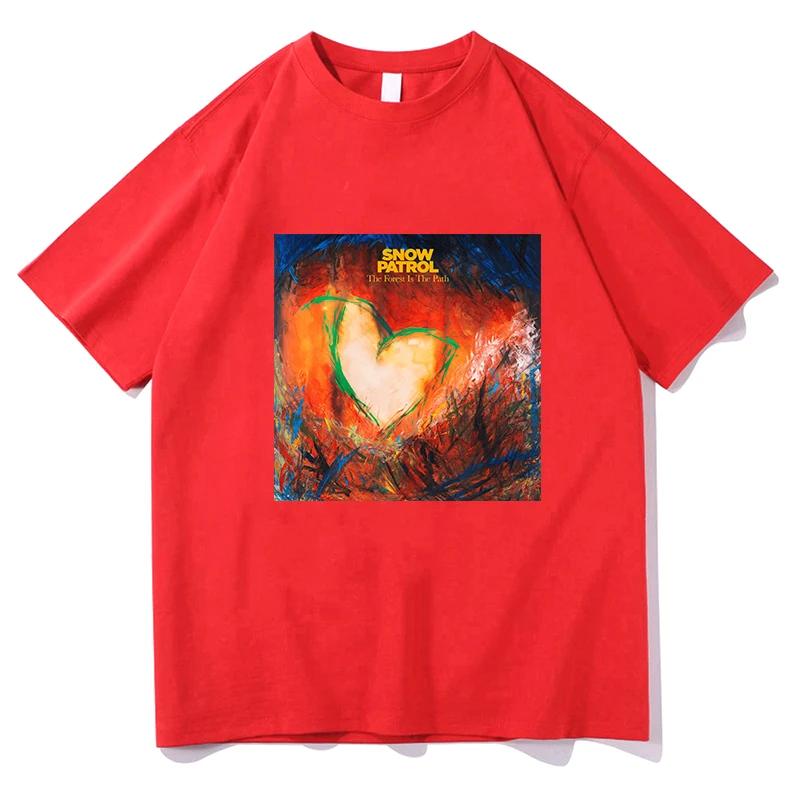 

Футболка Snow Patrol All Man Женская с коротким рукавом унисекс модная повседневная мужская футболка Tour Футболки уличная одежда Эстетическая одежда в стиле Харадзюку 2XL