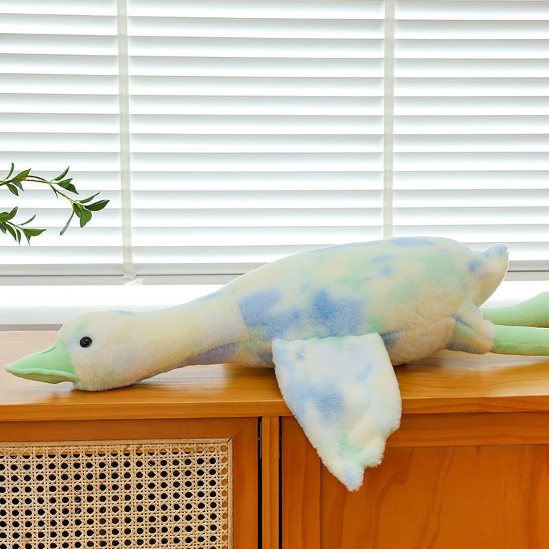 Goose Dye Tie Plush Toy Dolls Room Decoration Ornaments Children Christmas Gifts