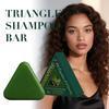 Hoegoa Dreieck Shampoo Bar Polygonum Multiflorum Feuchtigkeitsspendende Haarreinigung Stärkende Haarpflege Pfefferminz Shampoo Seife