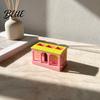 Study Room Organizer 3D Printed Colorful Cabin Pen Holder Decorative Desktop Organizer Retro Architectural Pencil Storage Unique Desk Supplies