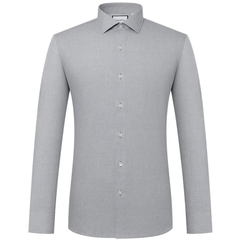 CAMICISSIMA Men s Slim Fit Non-Iron Business Casual Long-Sleeve Shirt 38