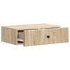 Wall Mounted Side Table Sonoma Oak 59 X 34.5 X 17 Cm