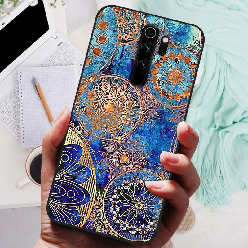 Phone Cover For Xiaomi Redmi Note 8 Pro Case Silicone Lovely Black Bumper Soft TPU Coque for Redmi Note8 Pro 8Pro Shells Fundas
