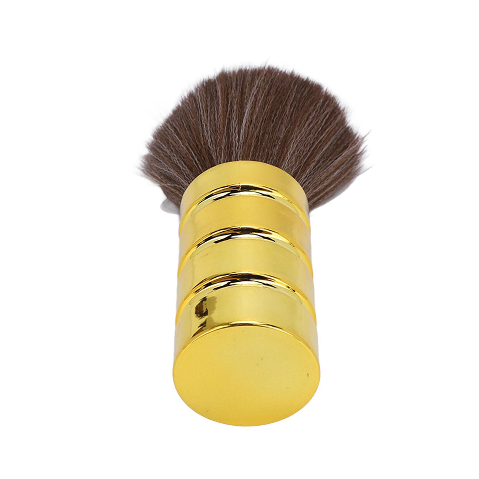 Barber Neck Duster Brush Soft Gentle Electroplating Process Professional Neck Cleaning Brush