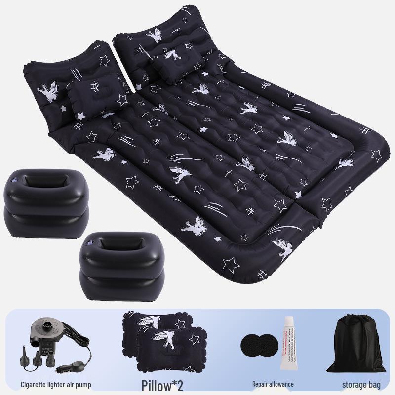 SUV Rear Seat Inflatable Mattress: Travel Bed for Self-Driving Tours and Off-Road Vehicles
