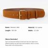 Vintage Wide Waist Belt Classic PU Leather Belt Decorative Faux Suede Belt  For Dress Jeans