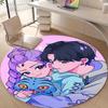 1pc KPop Demon Hunters18 Design Printed Area Round Carpet for Bedroom Living Room Home Decor Rugs Mat Non Slip Mat Rug for Bedside