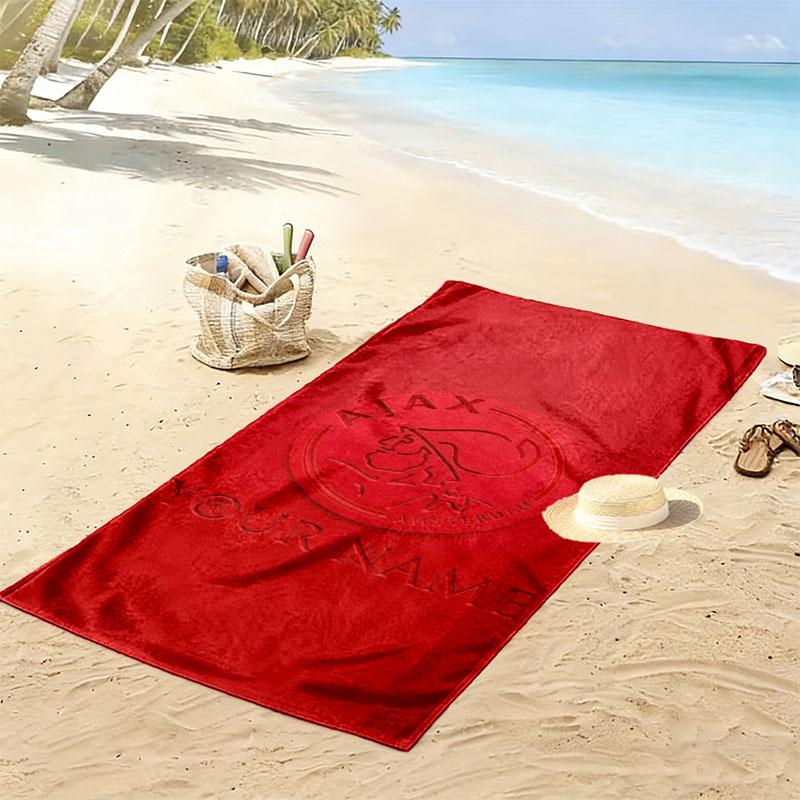 AFC Ajax Custom Name Print Beach Towel, Large Soft Quick Dry Towel for Beach Camping Swimming