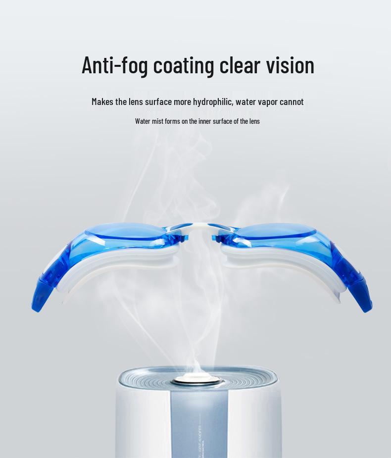 Yingfa Y2800AF Anti-Fog Waterproof Swimming Goggles for Men & Women - Large Frame & Comfortable Fit