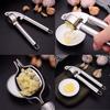 Heavy Duty Stainless Steel Garlic Squeezer For Effortless Meal Prep