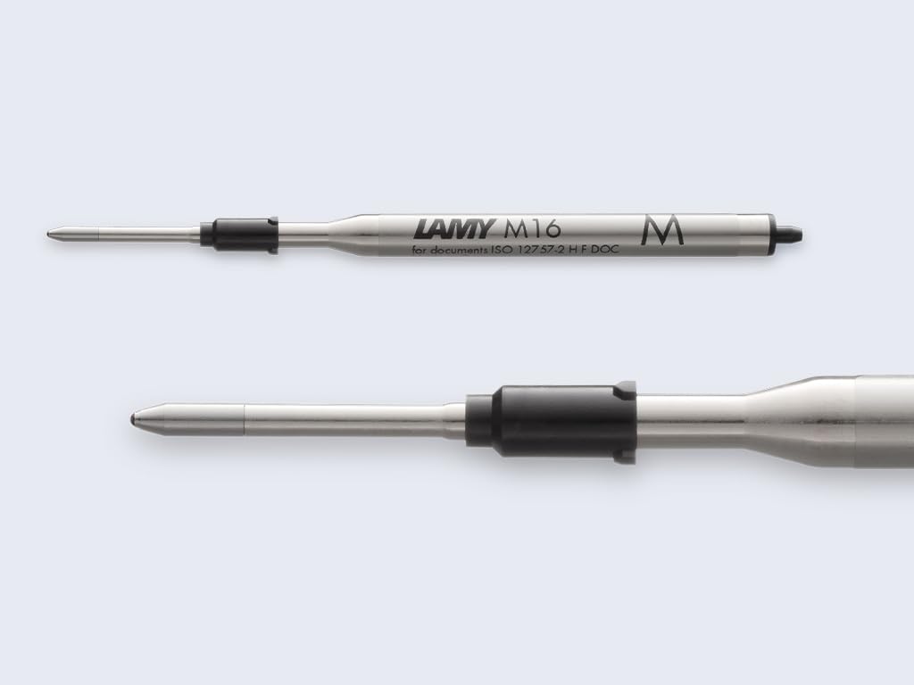 LAMY Ballpoint Pen LM16BK M Black Refill/Ink (Medium Nib)