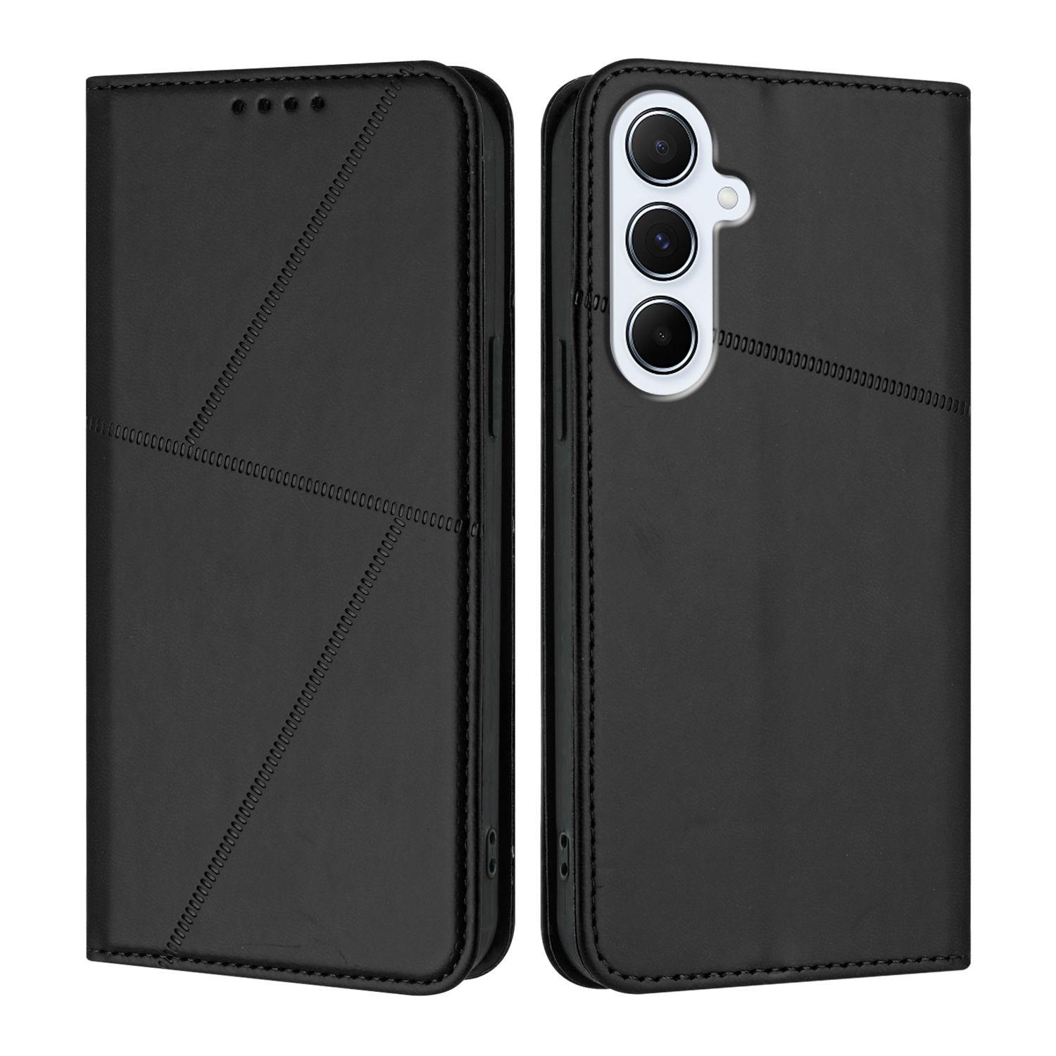 

For Samsung Galaxy A56 5G Wallet Case Magnetic Closure Leather Flip Phone Cover with Stand B