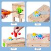 Portable Wooden Toolbox Toy for Kids - Enhances Hand-Eye Coordination with Screws, Nuts, and Disassembly Activities.