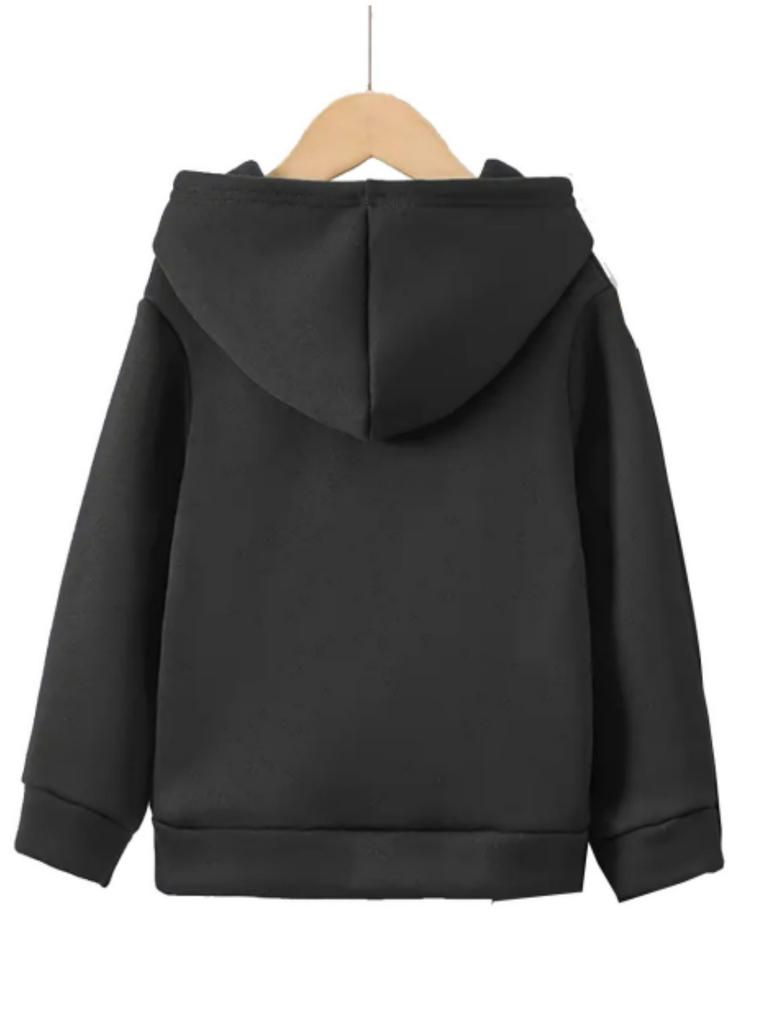 2025 New Youth Christmas Sweatshirt Top Jacket Boys' Autumn Winter Sweatshirt Hoodie, Autumn Winter Warm Long Sleeve Hooded