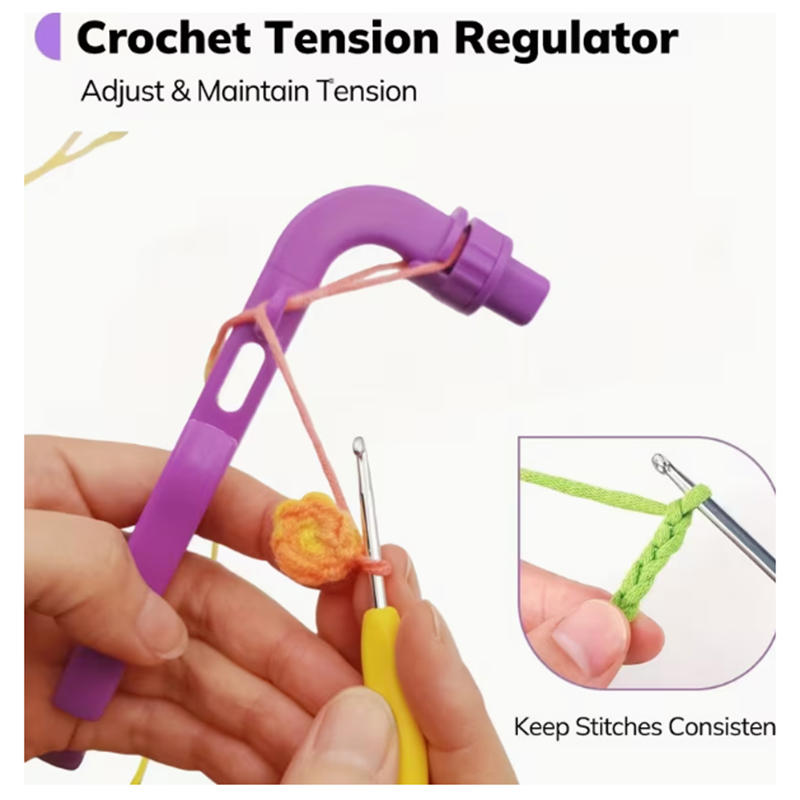 Crochet Helper Tool for Beginners Practical Crochet Accessory Handmade Knitting Knit Craft Diy Tools - Suitable for Home Travel Daily Use High Quality