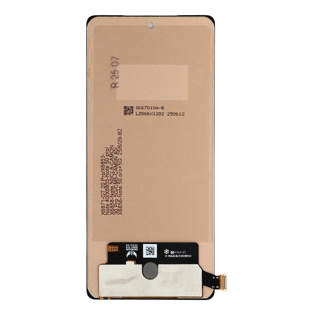 LCD-Bildschirm und Digitizer-Baugruppe für Infinix Note 40 X6853/Note 50 4G X6858/Note 50 Pro 4G X6855/Note 50 Pro+ 5G X6856, Klasse C (Incell-Technologie)