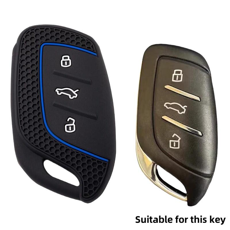 Silicone Key Case Cover For MG4 MG5 MG6 Mg3 Mg7 MG ZS EV HS EHS ZX GT Roewe RX3 RX8 ERX5 RX5 I6 I5 Car Accessories