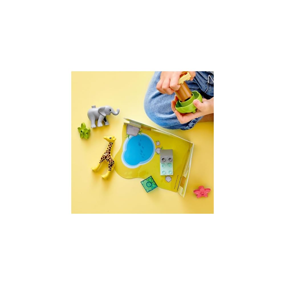 LEGO DUPLO Animal Town Toy Set 10971 for Toddlers Ages 1.5 to 4 Building Blocks Educational Play