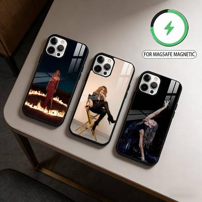 C-Celine D-Dion Phone Case For iPhone17,16,15,14,13,12,11 Plus,Pro Max Magnetic For Magsafe Wireless Charging