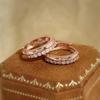 Xiaomi Huitan Chic Hoop Earrings Metal Gold Color/Rose Gold Color Modern Fashion Women Circle Earrinsg with CZ Brilliant Jewelry