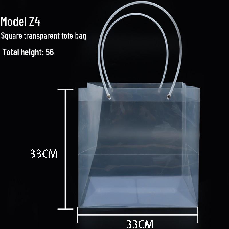 Macaron Flower Arrangement Tote - DIY Waterproof Paper Bag for Bouquets and Gift Packaging
