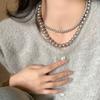 2024 New French High-end Gray Pearl Necklace for Women Fashionable Simple Daily Accessories Party  Birthday Gifts