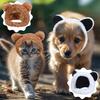 5 Pieces of Cat Hat, Cat Clothing, Rabbit Hat with Ears, Fun Banana Pineapple Cat Hat Suitable for Cats and Small Dogs, Kittens,