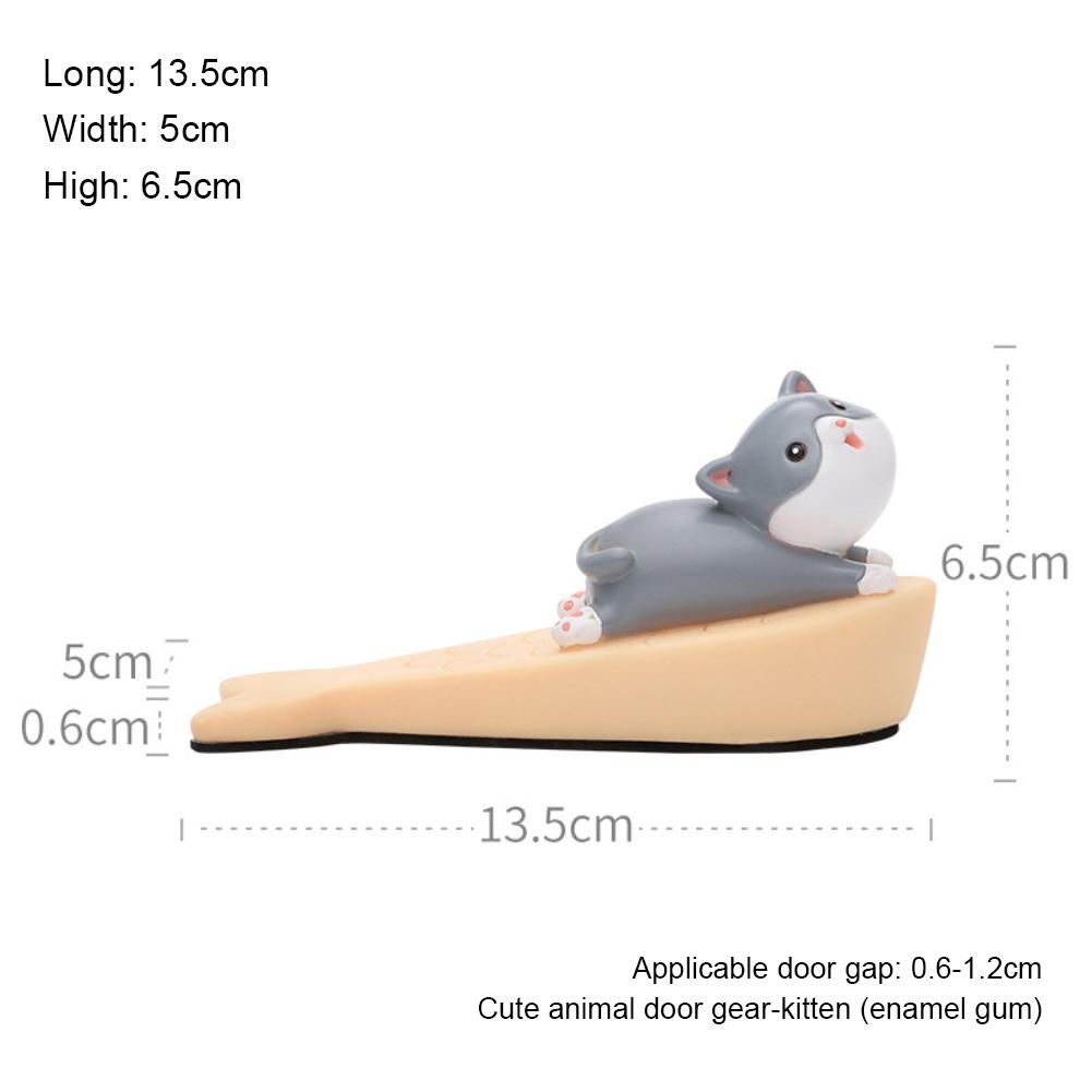 Türstopper in Tierform, Keil-Türfänger, Blockschutz, verhindert Verletzungen, rutschfester Türstopper für den Schutz des Familienbüros