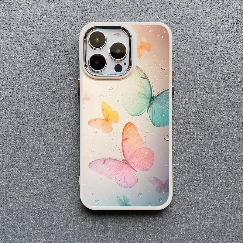 Variety Colorful Butterfly Silicone Phone Case For IPhone 14 15 16 Pro Max Plus 11 12 13 Pro Max X XS XR 7 8 Plus SE2 Back Cover
