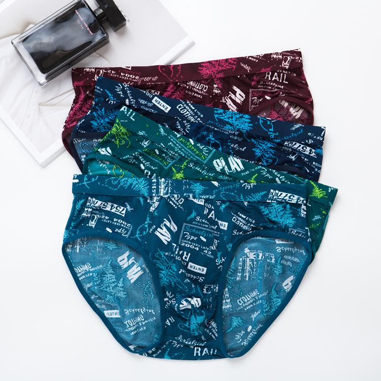 Ice Silk Men's Thin Sexy Breathable Summer Briefs