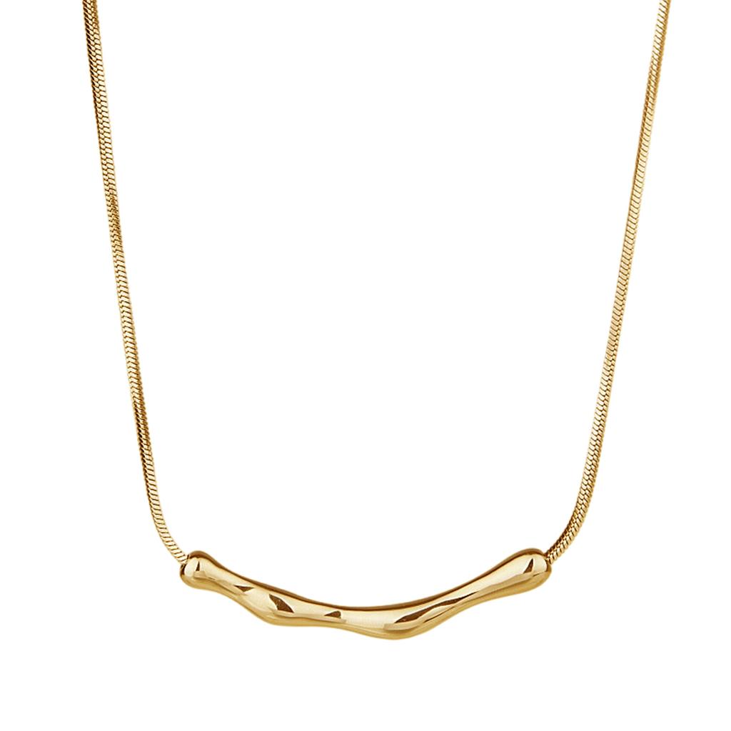 Fashion Collarbone Chain Simple Titanium Steel Short Necklace Adjustable Chain Necklace Fashion Jewelry for Any Occasion