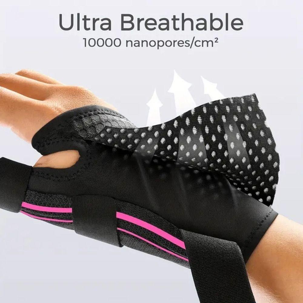 Breathable Fabric Thumb Support Brace Wrist Splint Support  Trigger Finger Arthritis
