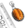 925 Sterling Silver Pendant Women Gemstone Handmade Jewelry Friendship Day Gift Malachite Moonstone Rose Quartz Red Stone Smoky Topaz Tiger Eye