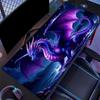 Surreal Dark Female Portrait Gaming Mousepad Nonslip Rubber Back Stitched Edge Extended Surface For Gaming Daily Office