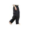 Vans Solid Color Mid-Rise Straight Leg Cargo Pants Men Bottoms Black VN000BZ6BLK