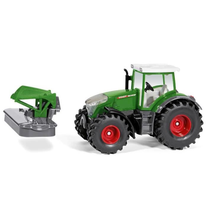 Jouet tracteur avec faucheuse avant - SIKU - Fendt 942 Vario - Compatible avec les jouets SIKU à l'échelle 1/50