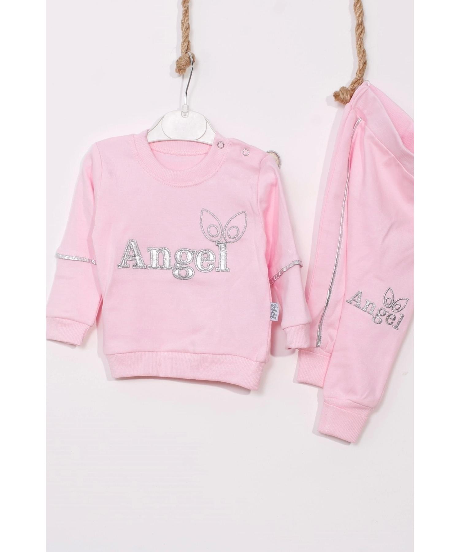 

Комплект из 100% хлопка с крыльями ангела для девочки