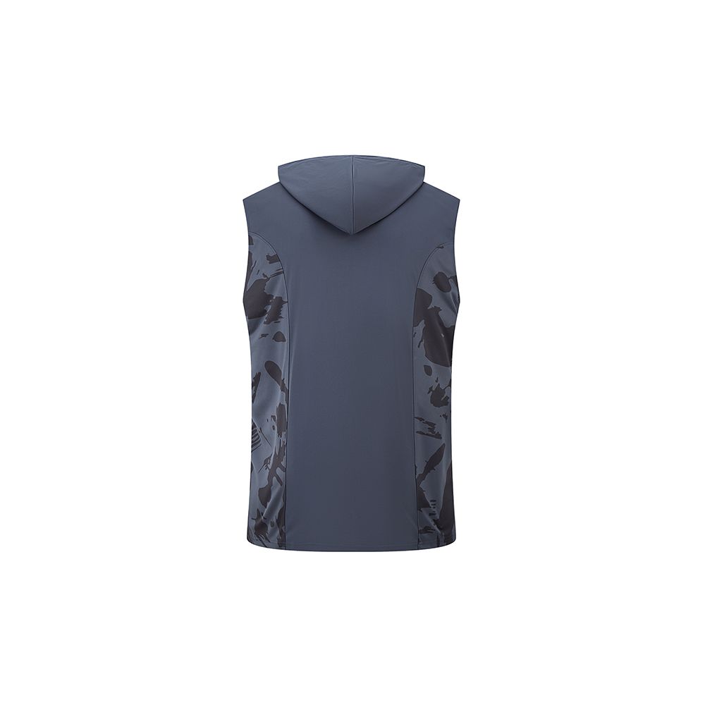 Under Armour Sports Running Fitness Basketball Moisture Wicking Quick Dry Sleeveless Hooded Vest Unisex Vests Gray 24500001-013
