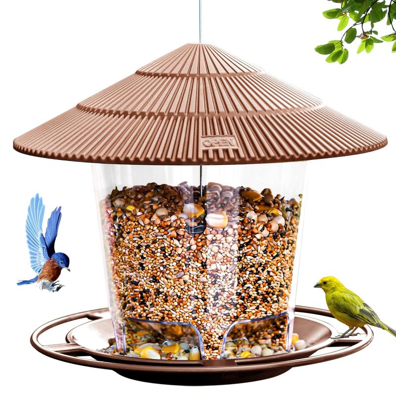 Minimalist Automatic Outdoor Bird Feeder Hanging Leakproof for Hummingbirds Backyard Patio Home Garden Decor