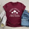 Stars Hollow T-Shirt Where You Lead I Will Follow Tshirt Retro Lukes Diner Shirts Women Short Sleeves Tops