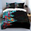 Geometric Shapes with Zigzags. Bedding Sets Duvet Cover Sets Duvet Covers Pillowcases(1*Duvet Cover 2*Pillowcases Without Duvet Insert)