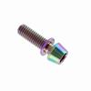   Alloy   Tapered   Screw With Washer For Mountain Bike(colorfulCelsiusM6x16)
